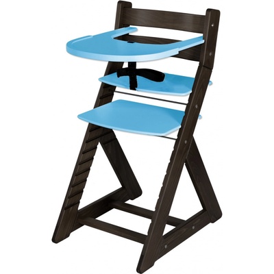 Hajdalánek Rostoucí židle Ela velký pultík wenge / modrá
