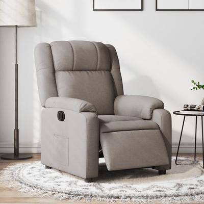 vidaXL 3205178 Elektrické polohovací textil taupe