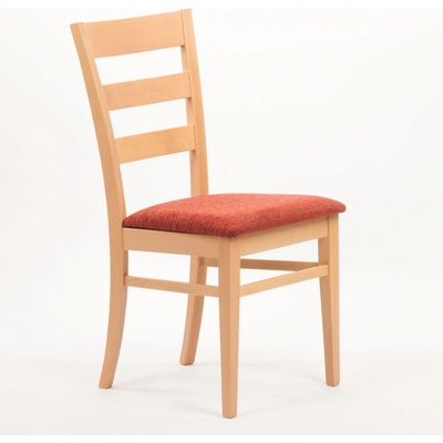 ITTC Stima Viola s čalouněným sedákem Buk / látka Miron terracotta 22