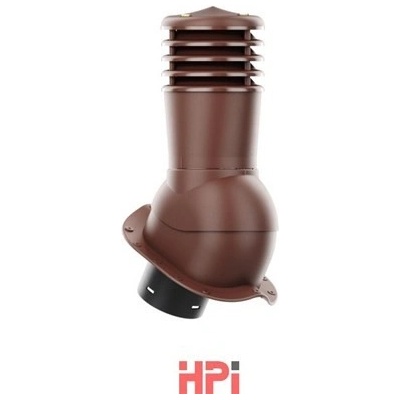 HPI Odvětrávací set 150 mm nízký profil pro plechové tvarované krytiny hnědý