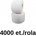 ZINTA Самозалепващи bopp етикети zinta 100х50мм, 4000 ет. /ролка, бели (100x50x4000-bopp-alb)