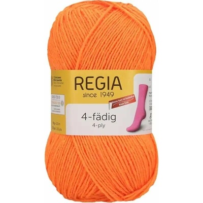 Regia 4-Ply Uni 2092 Oranžová 210m/50g