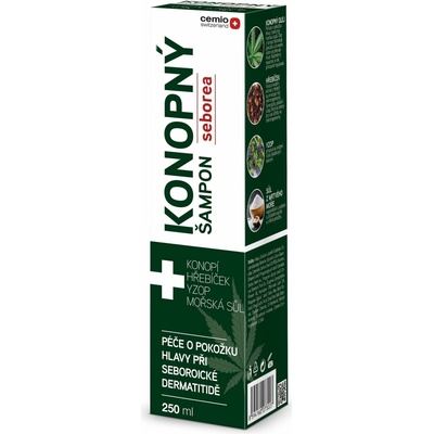 Cemio Konopný šampon Seborea 250 ml