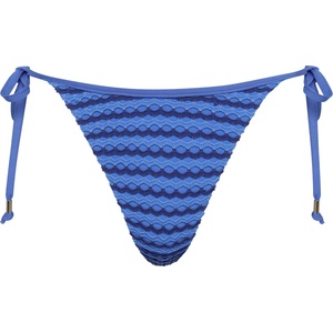 Seafolly Дамско бикини долнище Seafolly Women's Mesh Effect Tie Side Rio Pant Bikini bottom - Sapphire - размер 44 (EU) (150-4262-0817)