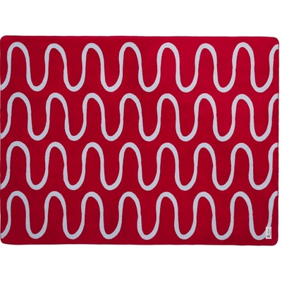 noo.ma Swirl deka červená 150x200