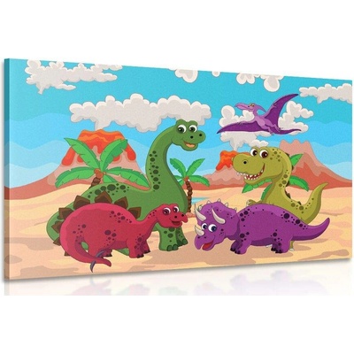 Obraz svět dinosaurů - 60x40