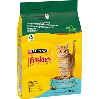 Friskies Adult granule tuňák zelenina 3 kg