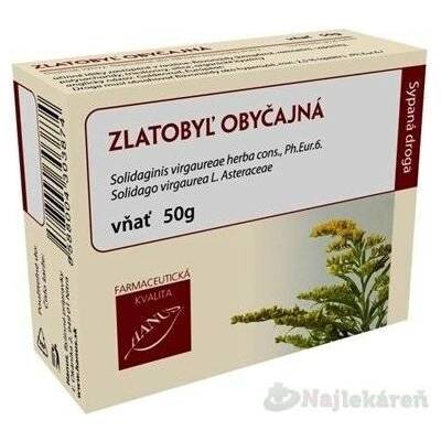 Hanus zlatobýl obecný nať čaj 50 g