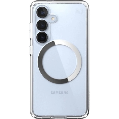 Speck Калъф за Samsung Galaxy S25, поликарбонатов, Speck Presidio Perfect-Clear, антимикробно покритие, удароустойчив, MagSafe, прозрачен (150873-3199)