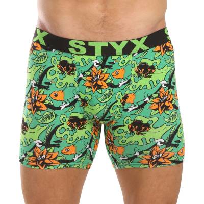 Styx Мъжки боксерки Styx long art спортна гума тропик Styx | Mnogotsveten | МЪЖЕ | XXL