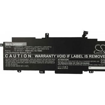 VHBW Батерия за Lenovo Thinkpad T14s Gen 2, 3500 mAh (889000647)