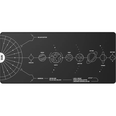 Dark Project Terra Nova Black XL Геймърски пад за мишка и клавиатура (DPMP_NOVA_BL_XL)