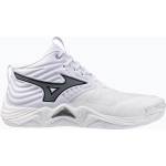 Mizuno Обувки за волейбол Mizuno Wave Momentum Elite Mid white/metallic gray/black