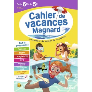 Cahier de vacances 2026, de la 6e vers la 5e (2026)