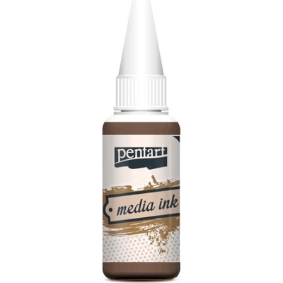 Pentart Alkoholový inkoust 20 ml HNĚDÁ – Zboží Dáma