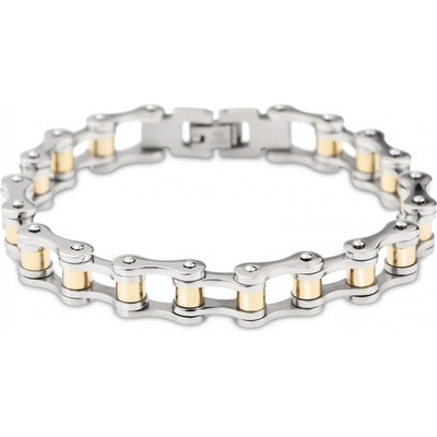 Prosperk pánský náramek ocelový řetěz kolo S4297