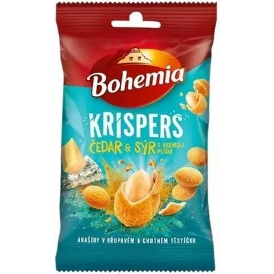 Bohemia krispers čedar a sýr s modrou plísní 60 g