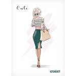 STREET Тетрадка обикновена STREET A/4 54 страници Cute 63133 (63133)