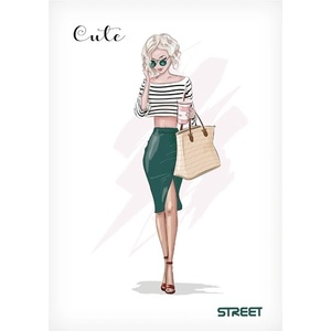 STREET Тетрадка обикновена STREET A/4 54 страници Cute 63133 (63133)