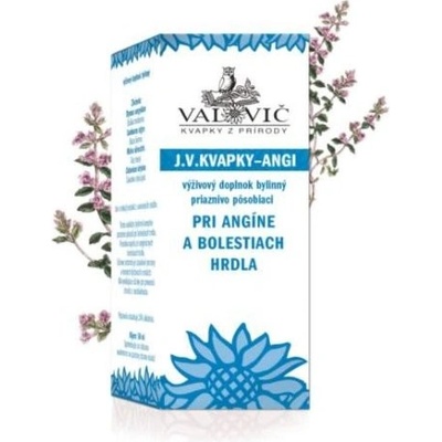 J.V. Kvapky Angi pri bolestiach hrdla 50 ml