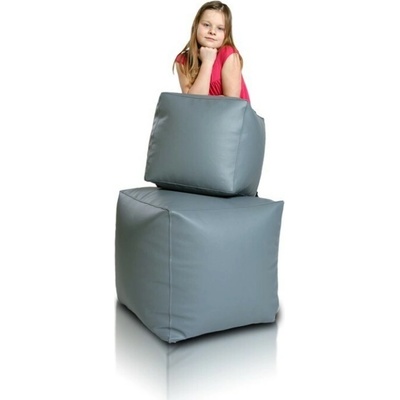 EMI taburetka kocka malá sivá