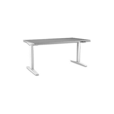 Antares Axis výškově nastavitelný stůl 160 x 80 cm světle šedý