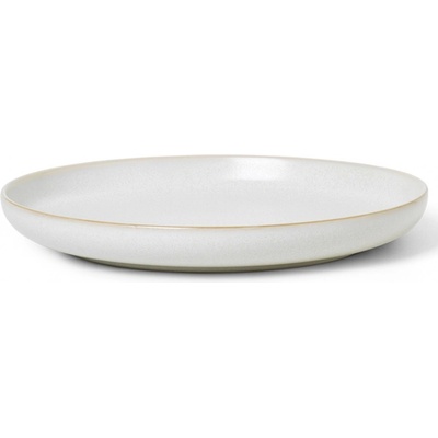 Ferm LIVING Dezertní talíř SEKKI 18,5 cm krémová kamenina
