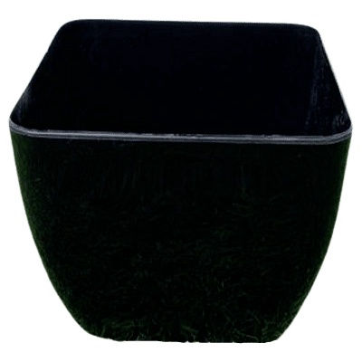 Prosperplast Кашпа alcea черна, квадрат 14 х 14 см. височина 12 см. pat5167