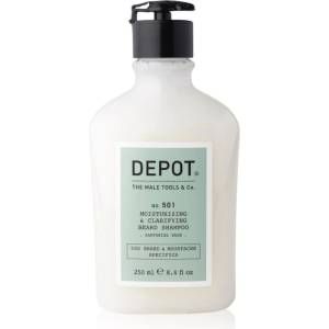 Depot 500 BEARD & MOUSTACHE SPECIFICS NO. 501 MOISTURIZING & CLARIFYING BEARD SHAMPOO хидратиращ шампоан за брадата 250ml