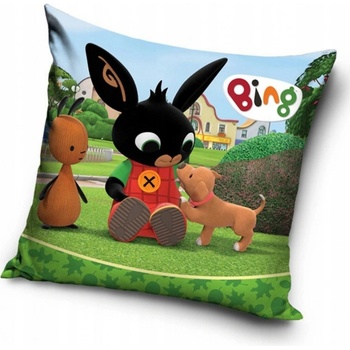 Carbotex vankúš Zajačik Bing a šteniatko 40x40