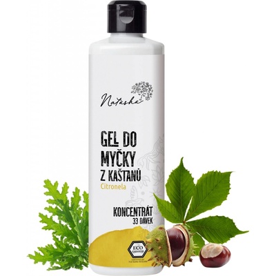 Natasha Gel do myčky z kaštanů Citronela koncentrát 500 ml