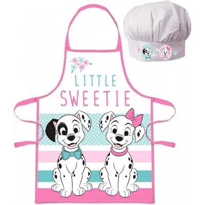 Euroswan Dětská zástěra s kuchařskou čepicí Disney 101 dalmatinů 2 díly