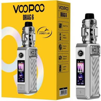 VooPoo Drag 6 Kit 4400 mAh Silver