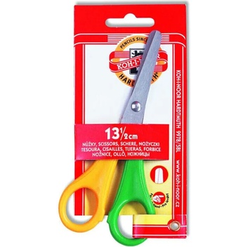 KOH-I-NOOR Left Handed Scissors Универсални ножици 13, 5 cm Жълт-Зелен (9978001005BL)