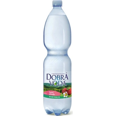 Dobrá voda jemně perlivá Lesní jahoda 6 x 1,5 l