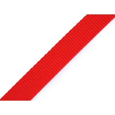 Prima-obchod Popruh polypropylenový šíře 20 mm tloušťka 2 mm, barva 8 červená