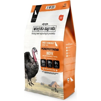 Wiejska Zagroda Monoproteinové s Krůta Small & Medium 2 kg