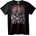 NOONEBRAND Metallica Тениска метален череп ацтек - XS, Black