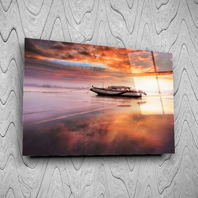 Art gift Стъклено АРТ пано - Морски залез