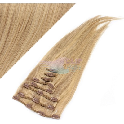 Clip in vlasy REMY 70cm - přírodní a světlejší blond #18/22