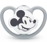 Nuk Силиконова залъгалка NUK - Space Mickey, 18-36 месеца, Сива + кутийка (10739747-Сив)