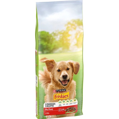 Friskies Adult Dog Active hovädzie 12 kg