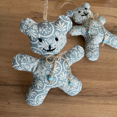 Mks & Porizbags Medvídek Levanduláček modré mandaly