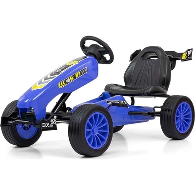 MILLY MALLY šliapacia motokára Go-kart Milly Mally Rocket modrá