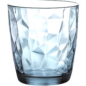Bormioli Rocco ЧАША ЗА ВОДА diamond 305ml СИНЯ (350220m02321990)