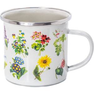 Sass & Belle Бяла чаша 310 ml Vintage Flowers - Sass & Belle (ZIP101)