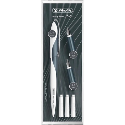 Kaligrafické pero Herlitz černé sada – Zboží Dáma