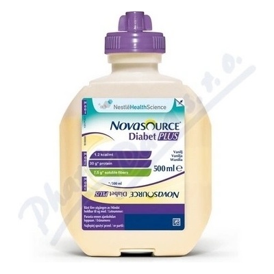 NOVASOURCE DIABET PLUS VANILKOVÝ POR SOL 1X500ML