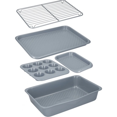 MasterClass Plechy sada 5 plechov a foriem s nepriľnavým povrchom MCCERBAKE5PC