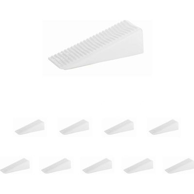 Walteco Dverný klin 50x19x15,5mm, plast, biely Množstvo: 2 ks , 5364